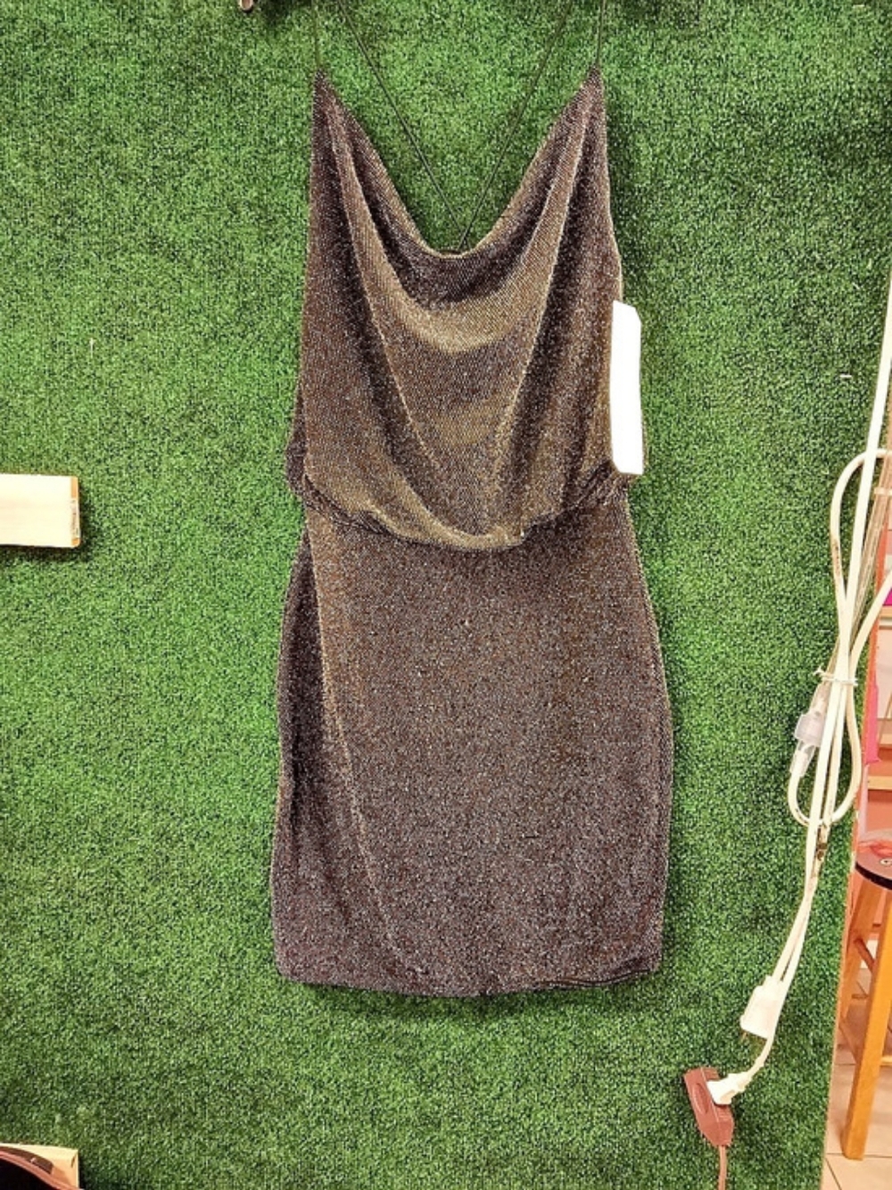 Almost Famous Mini Dress in Black  Size Small